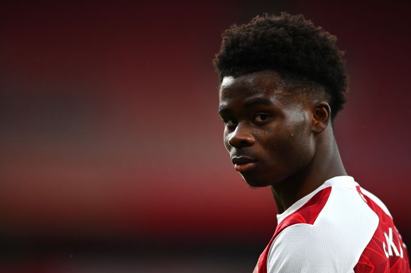 Bukayo Saka could be sidelined against Liverpool