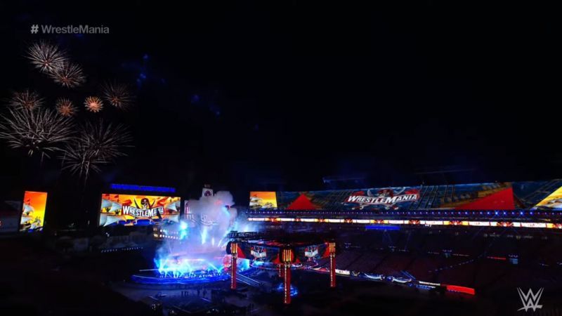 WrestleMania 37 set.