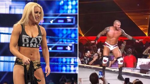 Mandy Rose and Randy Orton