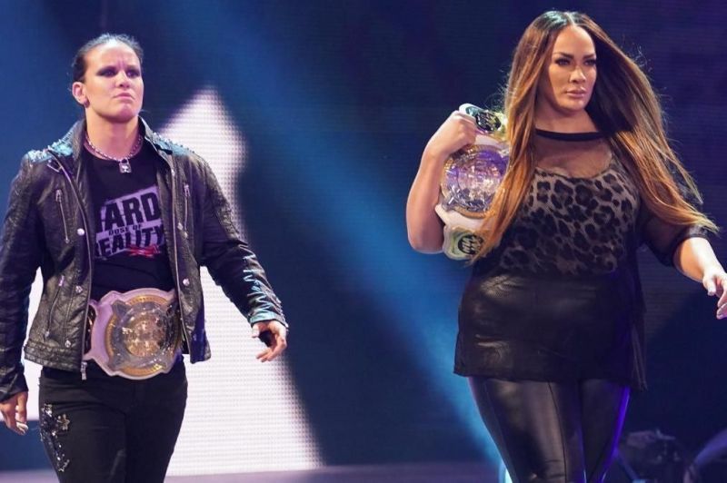 Shayna Baszler and Nia Jax