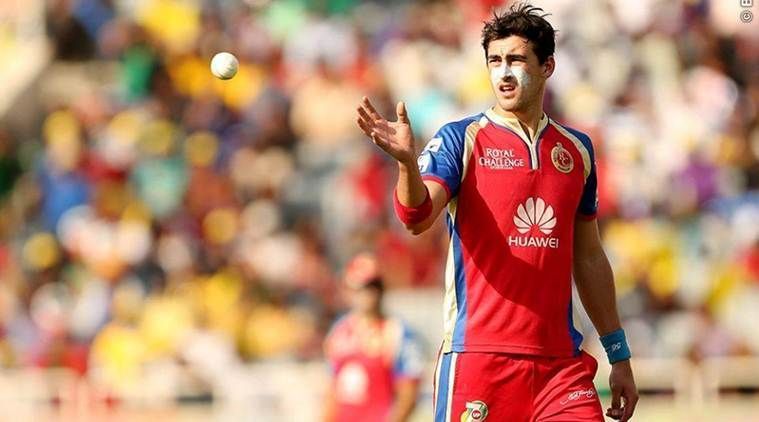 Mitchell Starc provided late breakthroughs for RCB| Source:BCCI