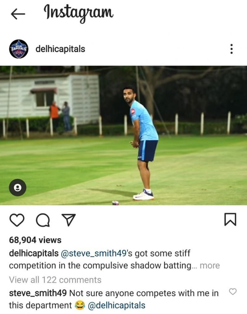 Steve Smith's response