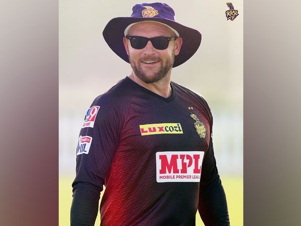 KKR coach Brendon McCullum (PC: KKR/Twitter)