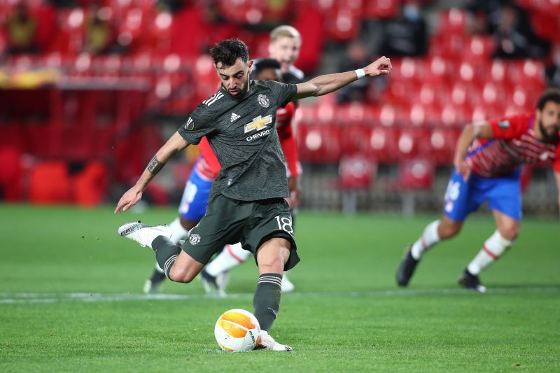 Bruno Fernandes bagged Manchester United's second goal with a late penalty