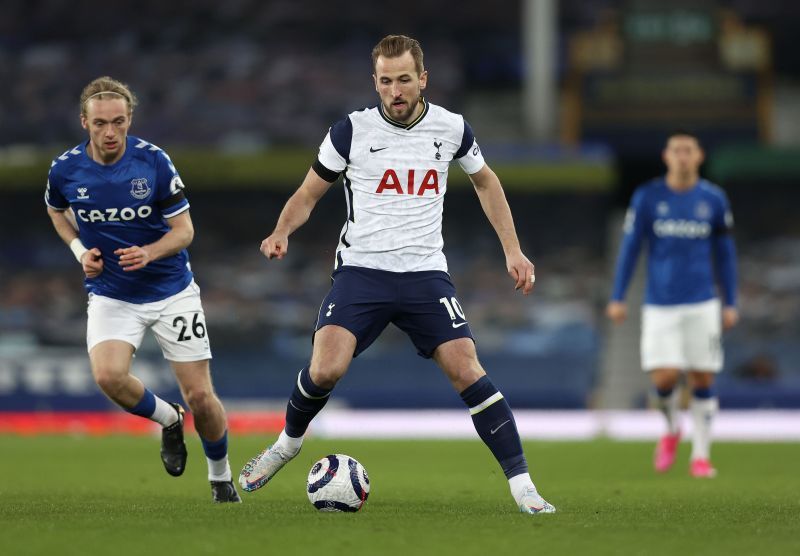 Harry Kane scored his 21st league goal of the season