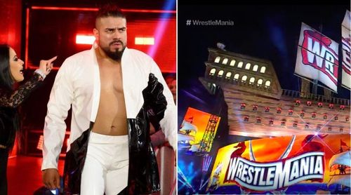 Andrade; WrestleMania 37 setup