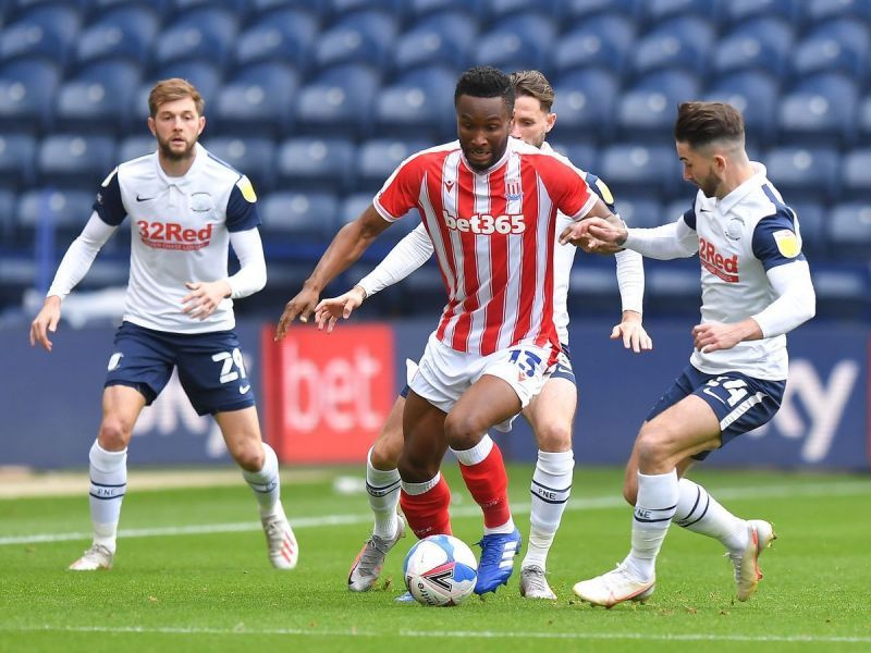 Stoke City beat Preston earlier in the season, ending a run of three consecutive losses