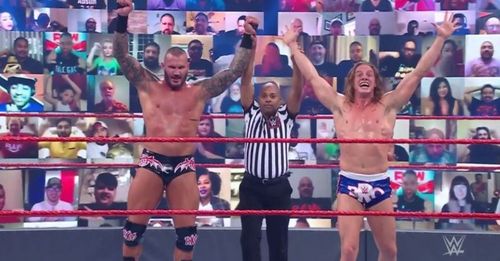 Randy Orton and Riddle teamed up on RAW tonight