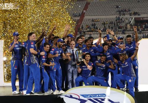 Mumbai Indians have won the IPL five times.