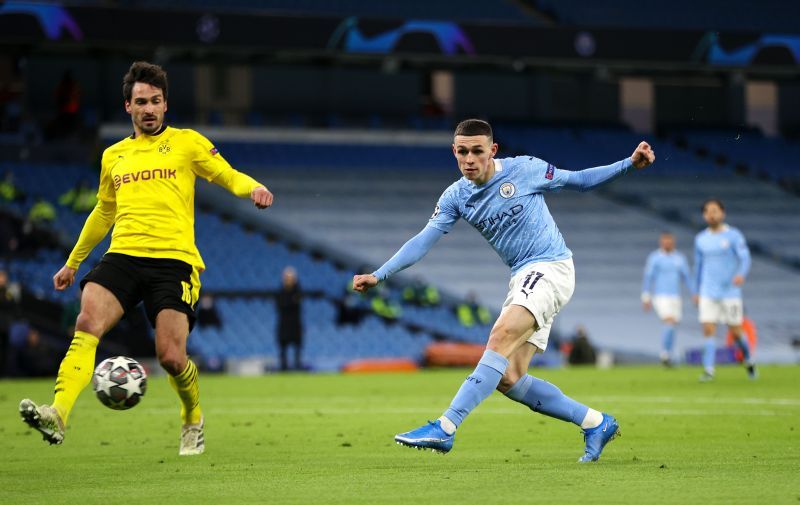 Phil Foden put Borussia Dortmund to the sword in both legs.