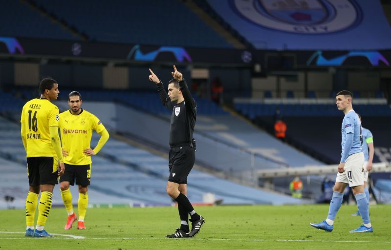 The referee ruled out Jude Bellingham&#039;s goal against Manchester City