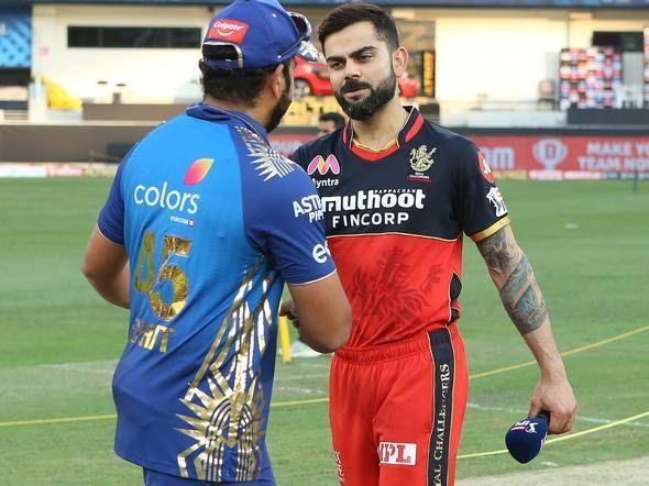 RCB won the toss and elected to bowl first in the IPL 2021 opener [Credits: IPL]