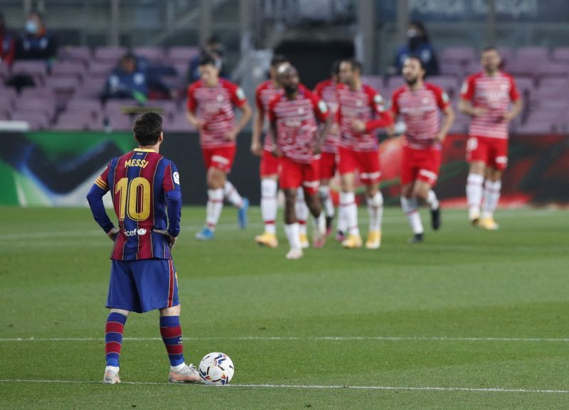 Granada beat Barcelona at the Camp Nou for the first time ever.