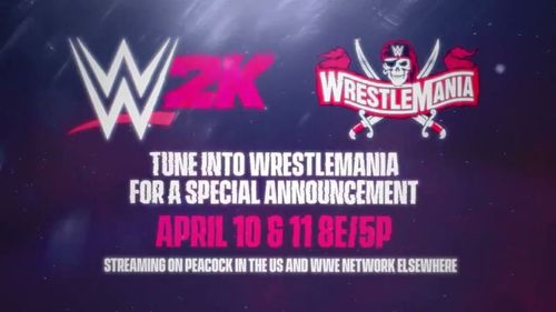 What will WWE 2K announce during WrestleMania?