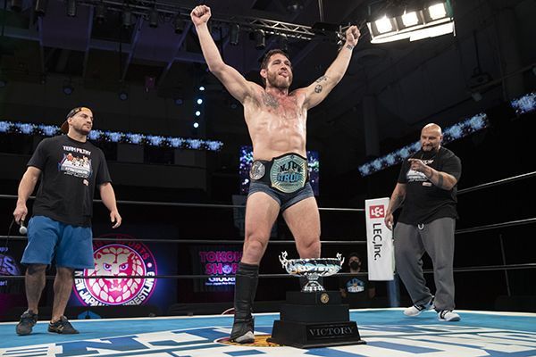 Tom Lawlor is the first ever NJPW Strong Openweight Champion in history