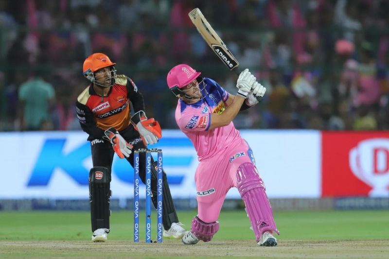 Liam Livingstone batting for the Rajasthan Royals