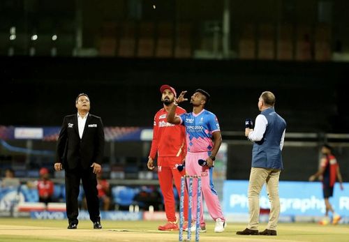 Sanju Samson's first toss in the IPL (Photo: BCCI)