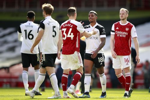 Arsenal salvaged a draw with Fulham