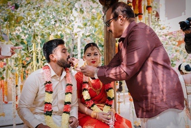 Karun Nair and Sanaya Tankariwala&#039;s Lovely Marriage rituals