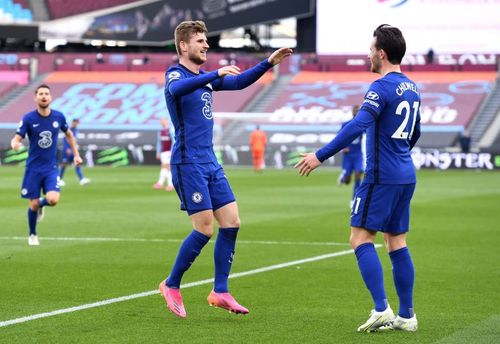 Timo Werner's first-half goal saw Chelsea through to a 1-0 win over West Ham on Saturday.