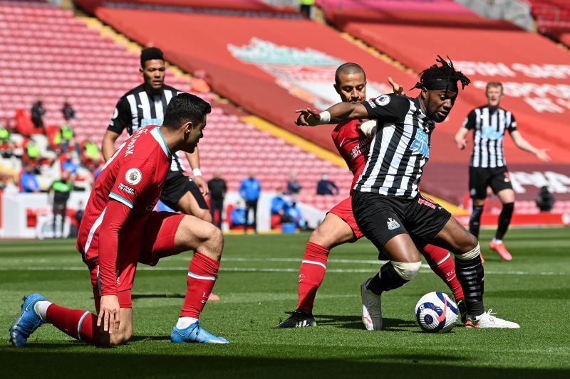 Liverpool drew 1-1 with Newcastle United at Anfield.