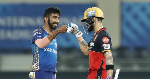 Jasprit Bumrah's dismissal of Virat Kohli was the first wicket in a mini-collapse for RCB.