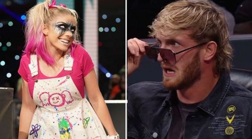 Alexa Bliss and Logan Paul