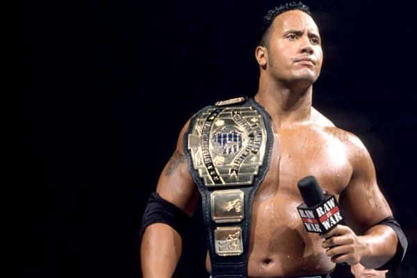 The Rock as Intercontinental Champion (Credit: WWE)