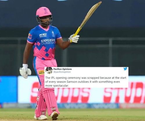 Sanju Samson's 119 unfortunately wasn't enough to see RR win their opening game