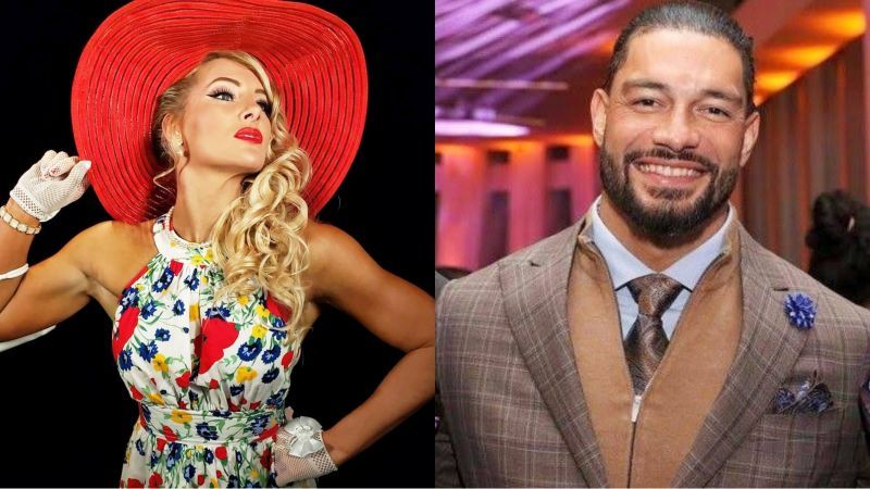 Lacey Evans and Roman Reigns