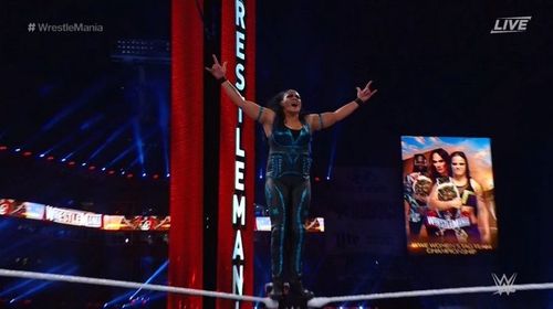 Tamina competed on both nights of WrestleMania 37