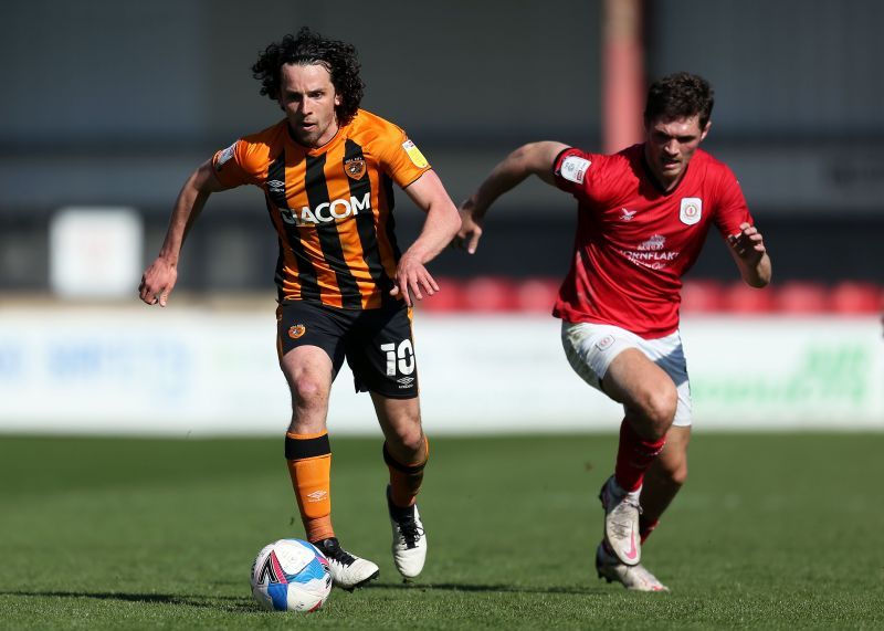 George Honeyman of Hull City in action