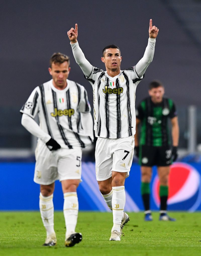Cristiano Ronaldo opened the scoring for Juventus.