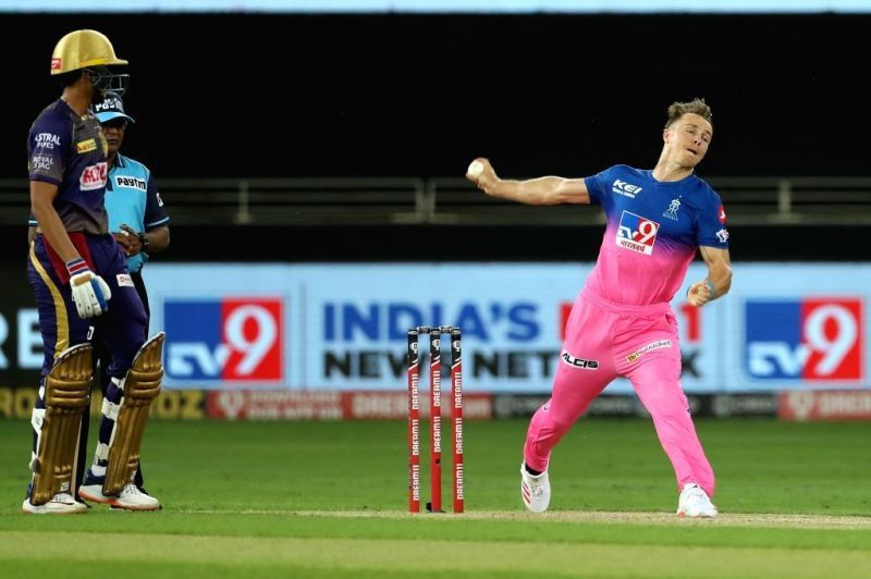 File Photo: Tom Curran of Rajasthan Royals during match 12 of season 13 of  the Dream 11 Indian ...