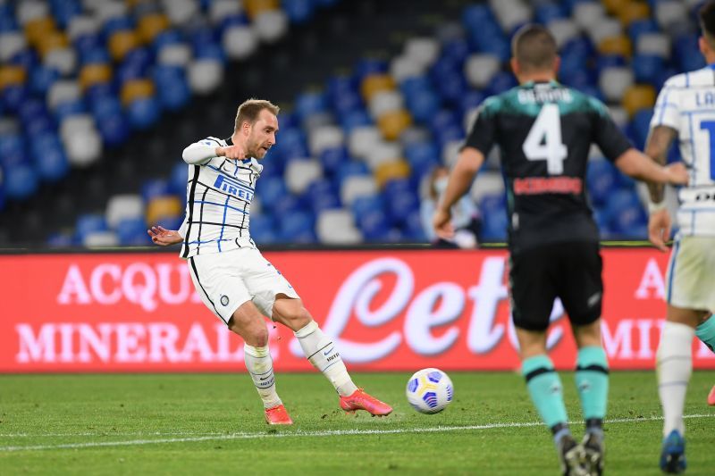 Christian Eriksen scored the equalizer for Inter Milan