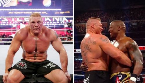 Brock Lesnar and Shelton Benjamin