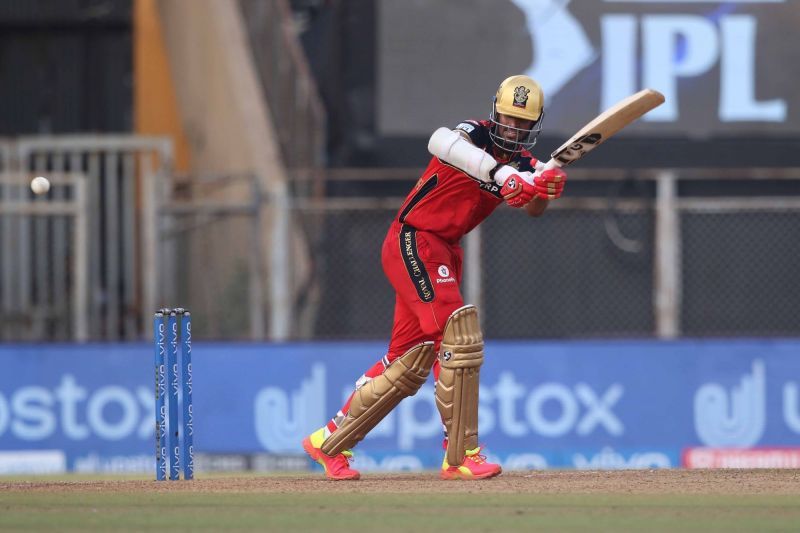 Washington Sundar came out to bat after Virat Kohli&#039;s dismissal in Match 19 of IPL 2021 (Image Courtesy: IPLT20.com)