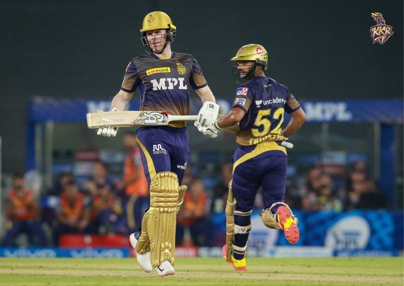 Eoin Morgan controlled the chase with an unbeaten 47 off 40 balls [Credits: KKR]