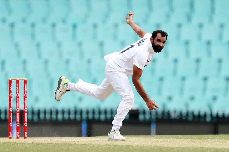 Mohammad Shami in action during a tour game Down Under last year
