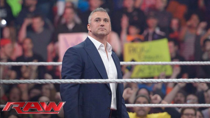 Shane McMahon on his return to WWE in 2016.