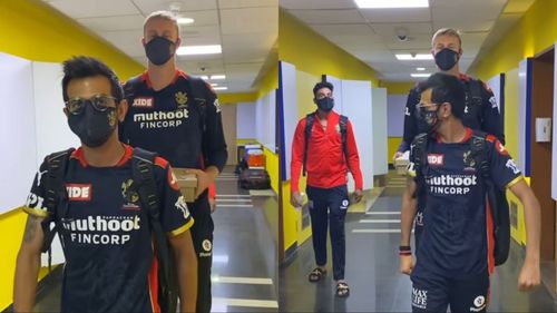 Yuzvendra Chahal and Kyle Jamieson recreated The Undertaker's entrance