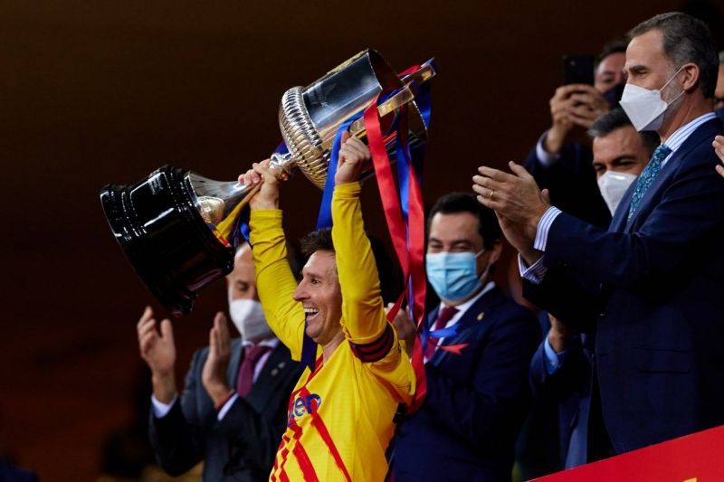 Barcelona defeated Athletic Bilbao in the final of the Copa del Rey.