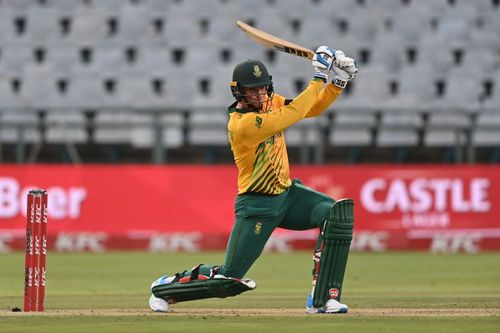 Rassie van der Dussen in the South Africa v England - 1st T20 International