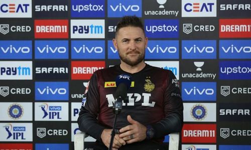 KKR coach Brendon McCullum Pic: IPLT20.COM