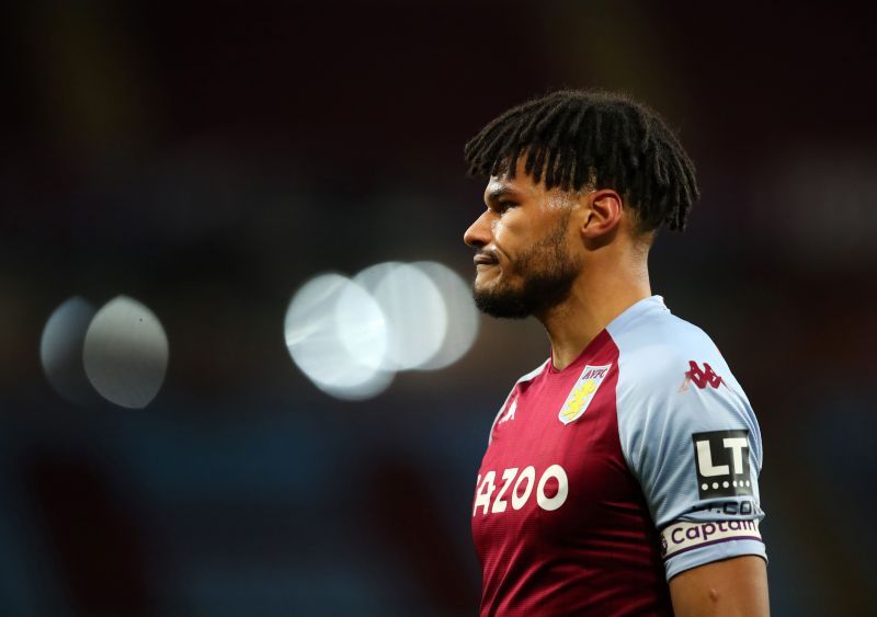 Tyrone Mings in Aston Villa colours