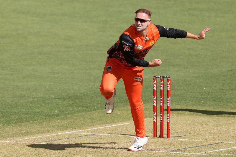 Liam Livingston in action for the Perth Scorchers