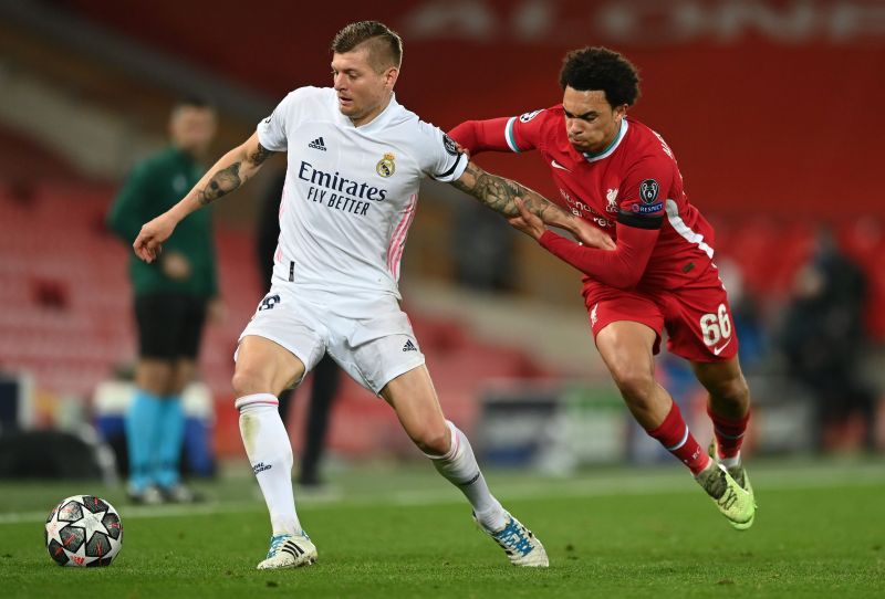 Kroos' last appearance for Real Madrid was against Liverpool. (Photo by Shaun Botterill/Getty Images)