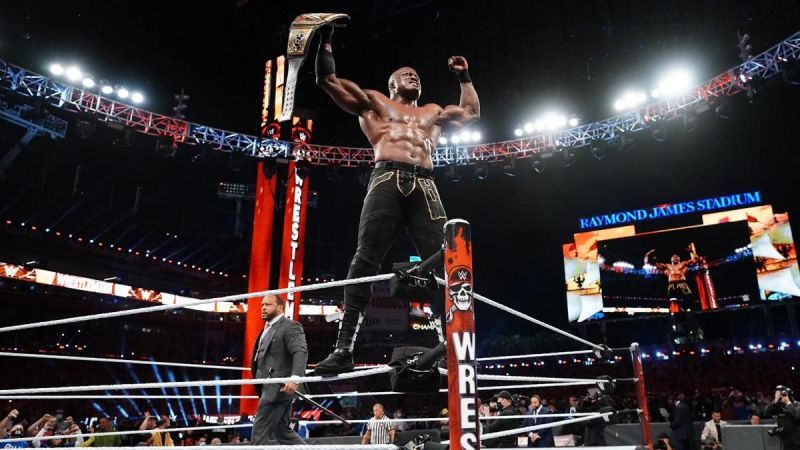 Bobby Lashley walked out of WrestleMania with the WWE Title intact.