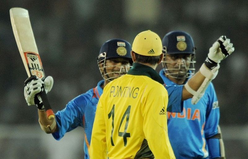 Ricky Ponting scored a superb century against India in the 2011 World Cup