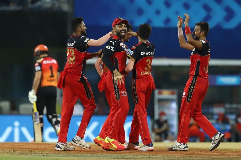 SRH lost three wickets in the 17th overs bowled by Shahbaz Ahmed [P/C: iplt20.com]